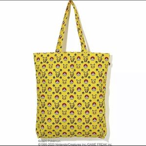 BAPE x Pokemon Pikachu Tote Bag